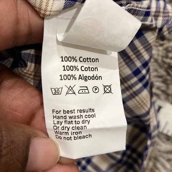 Peter Millar mens long sleeve flex finish plaid button down shirt sz 2X - Picture 7 of 8